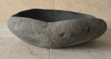 Handmade Natural Oval River Stone  Bathroom Basin  RVM 2409099