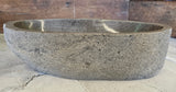 Handmade Natural Oval River Stone  Bathroom Basin  RL 240969