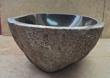 Handmade Natural Oval River Stone  Bathroom Basin  RM 2409139