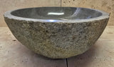 Handmade Natural Oval River Stone  Bathroom Basin  RL 240940