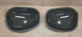Handmade Natural Oval River Stone  Bathroom Basin TWIN SETS A & B RM 25072020
