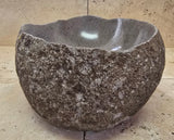 Handmade Natural Oval River Stone  Bathroom Basin  RVS 2409022