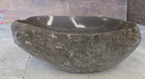 Handmade Natural Oval River Stone  Bathroom Basin  RVS 2409060