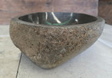 Handmade Natural Oval River Stone  Bathroom Basin  RM 2409019