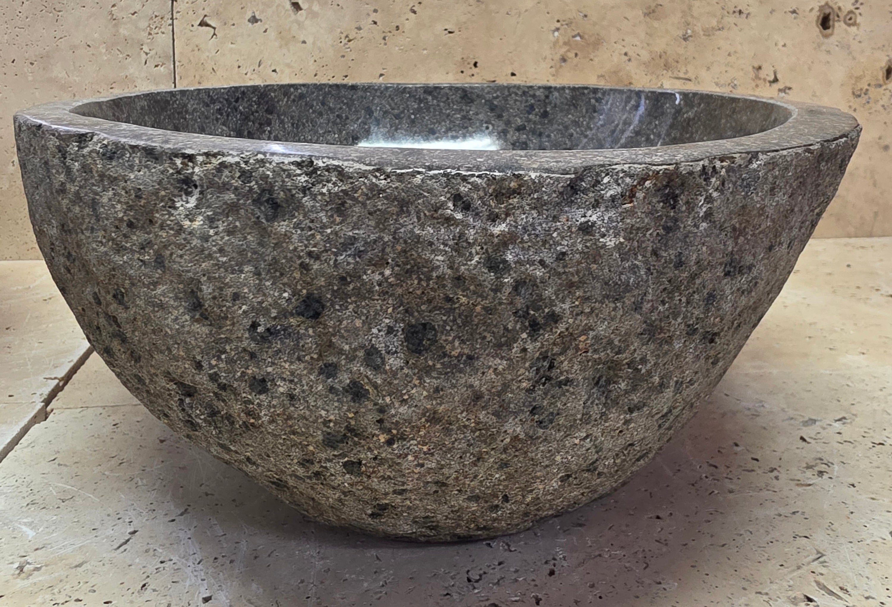Handmade Natural Oval River Stone  Bathroom Basin TWIN SETS A & B RM 25072034