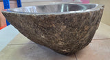 Handmade Natural Oval River Stone  Bathroom Basin  RM 25072019