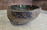 Handmade Natural Oval River Stone  Bathroom Basin  RL 240921