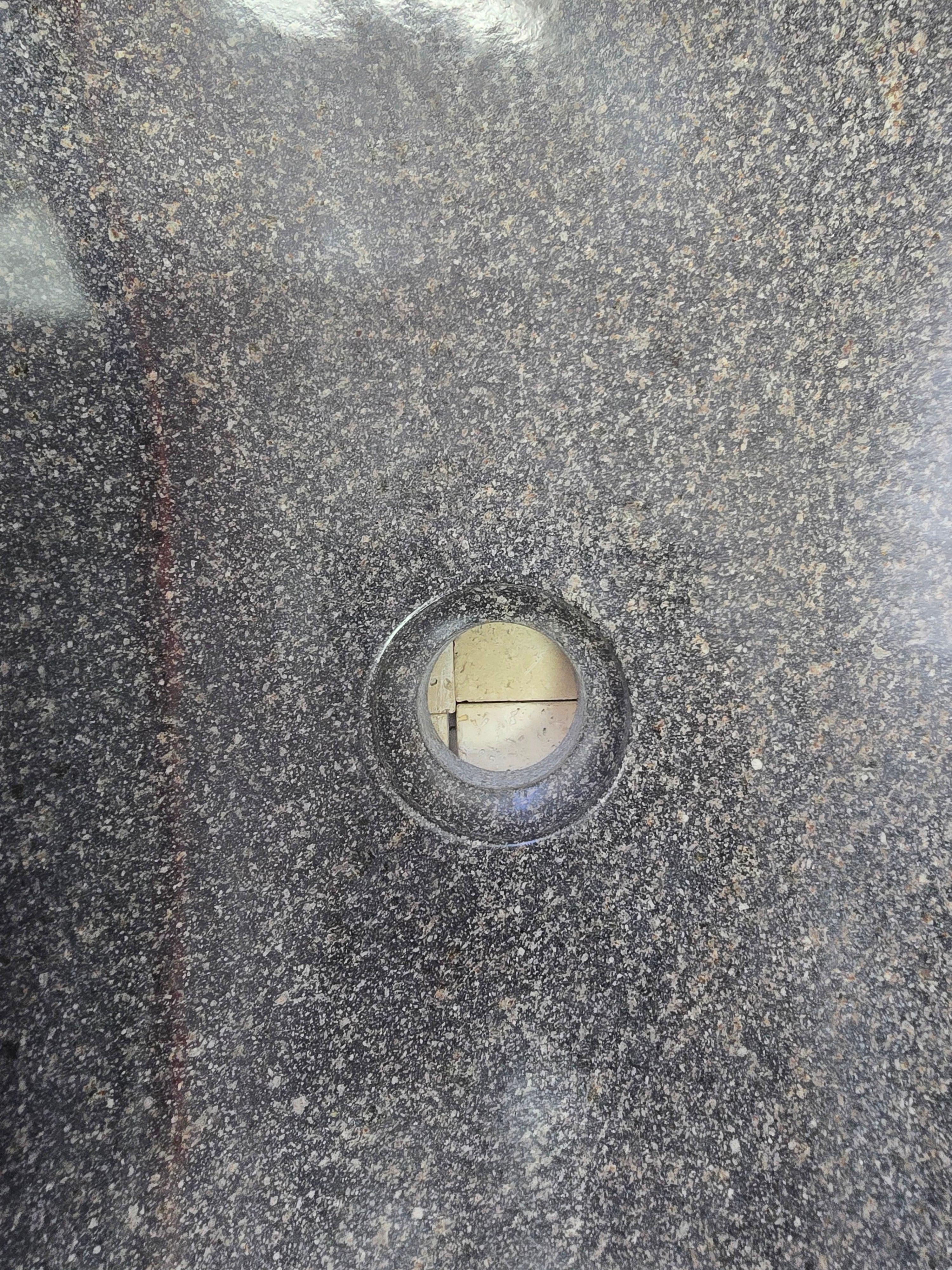 Handmade Natural Oval River Stone  Bathroom Basin  RL 240959