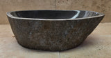 Handmade Natural Oval River Stone  Bathroom Basin  RM 25072013
