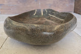 Handmade Natural Oval River Stone  Bathroom Basin  PHM 240915