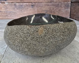 Handmade Natural Oval River Stone  Bathroom Basin  RVS 24091008