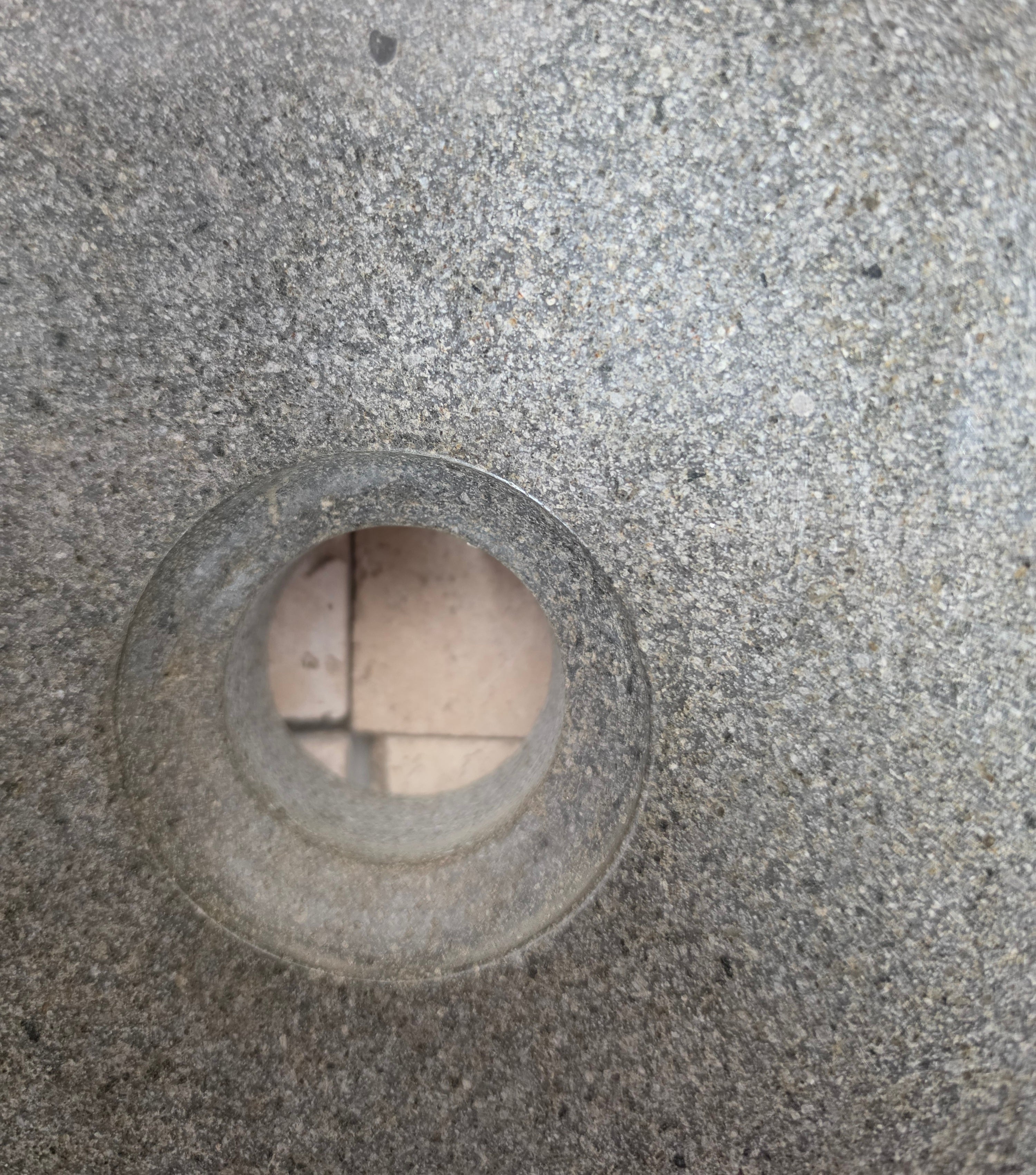 Handmade Natural Oval River Stone  Bathroom Basin  RM 25072048