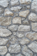 European Stone Wall Cladding Free Form Loose Stone - Travertine Silver