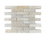 Sinai Pearl Limestone Kit Kat Natural Tiles, 200x50x30mm sandblasted