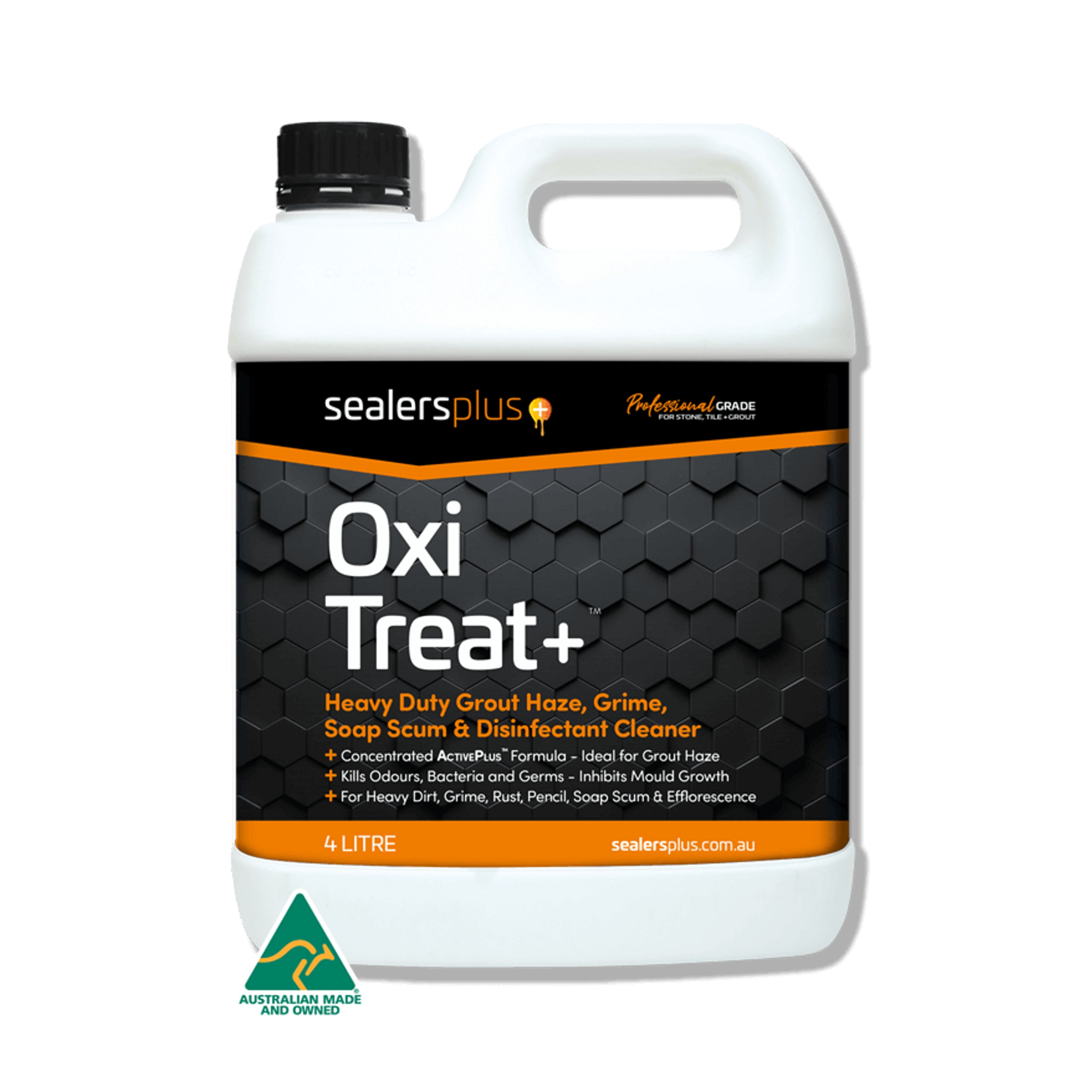 Oxitreat+ – Professional Grade Heavy Duty Grout Haze, Grime, Soap Scum Cleaner & Disinfectant Aqua Seal