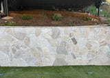 Natural Stone Wall Cladding Free Form - Loose Stone - White Beige Blend