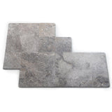 Tumbled Travertine Tile & Paver - French Set 12mm - Premium Silver Stone and Rock