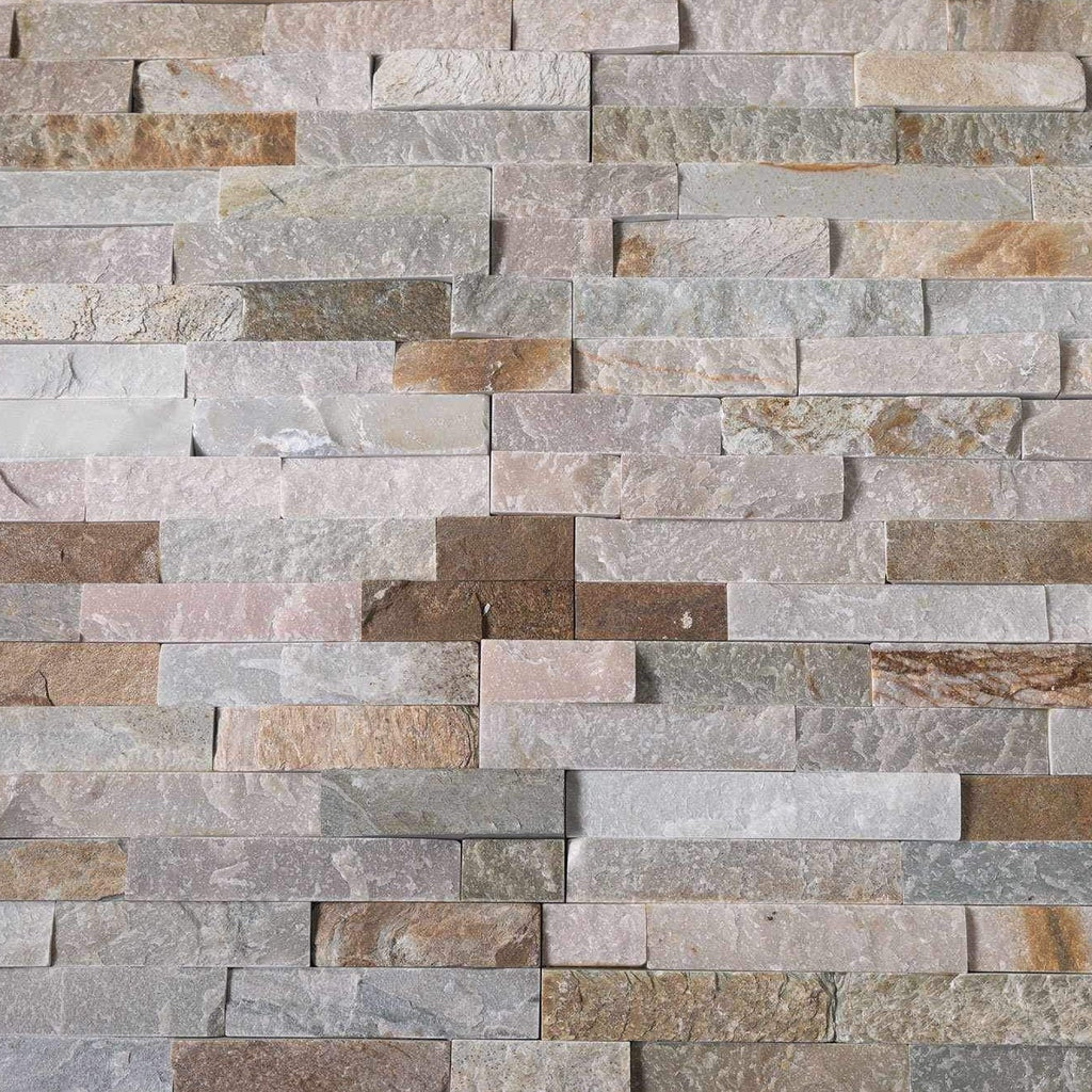 Natural Stacked Stone Feature Wall Cladding Panels Stone & Rock